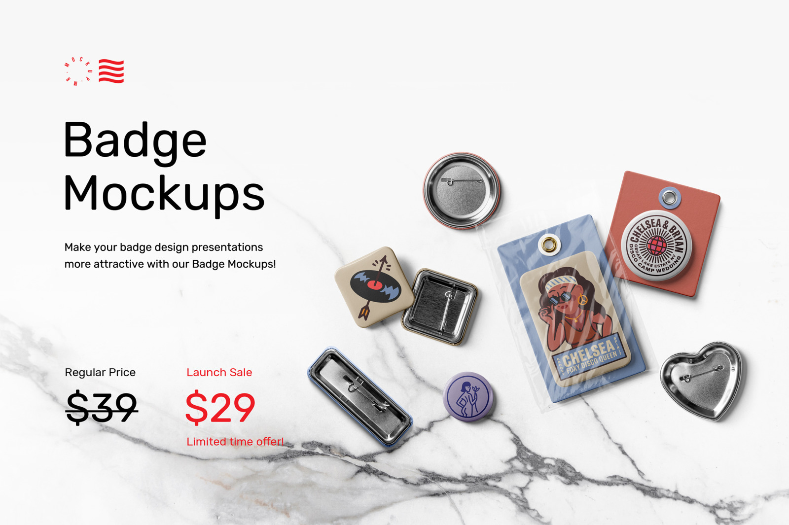 Badge Mockups Badge Mockups