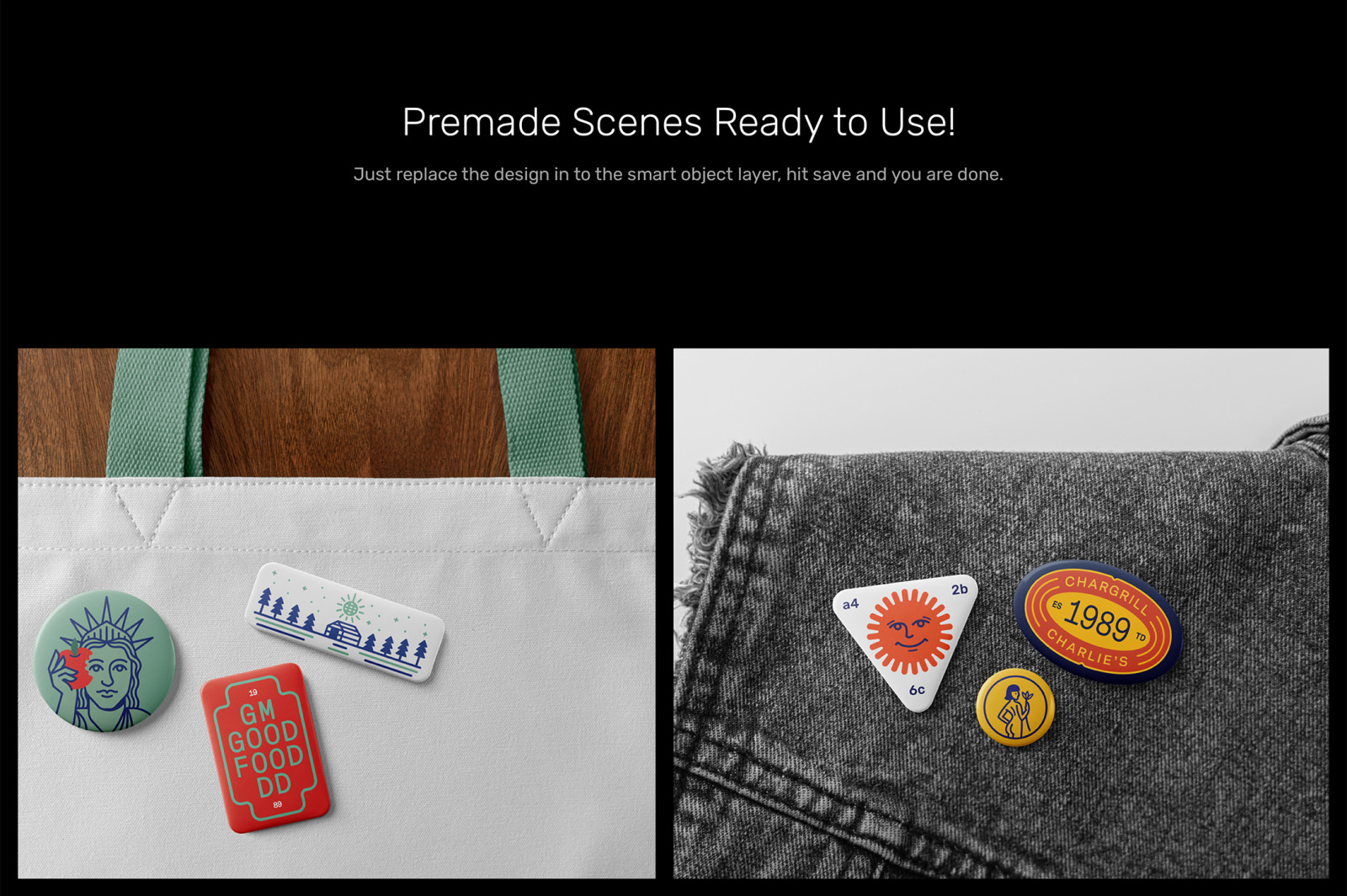 Badge Mockups Badge Mockups