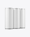 Glossy Cans Mockup