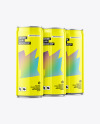 Glossy Cans Mockup
