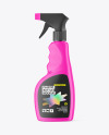 Matte Plastic Trigger Spray Bottle Mockup