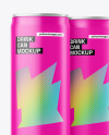 Matte Cans Mockup