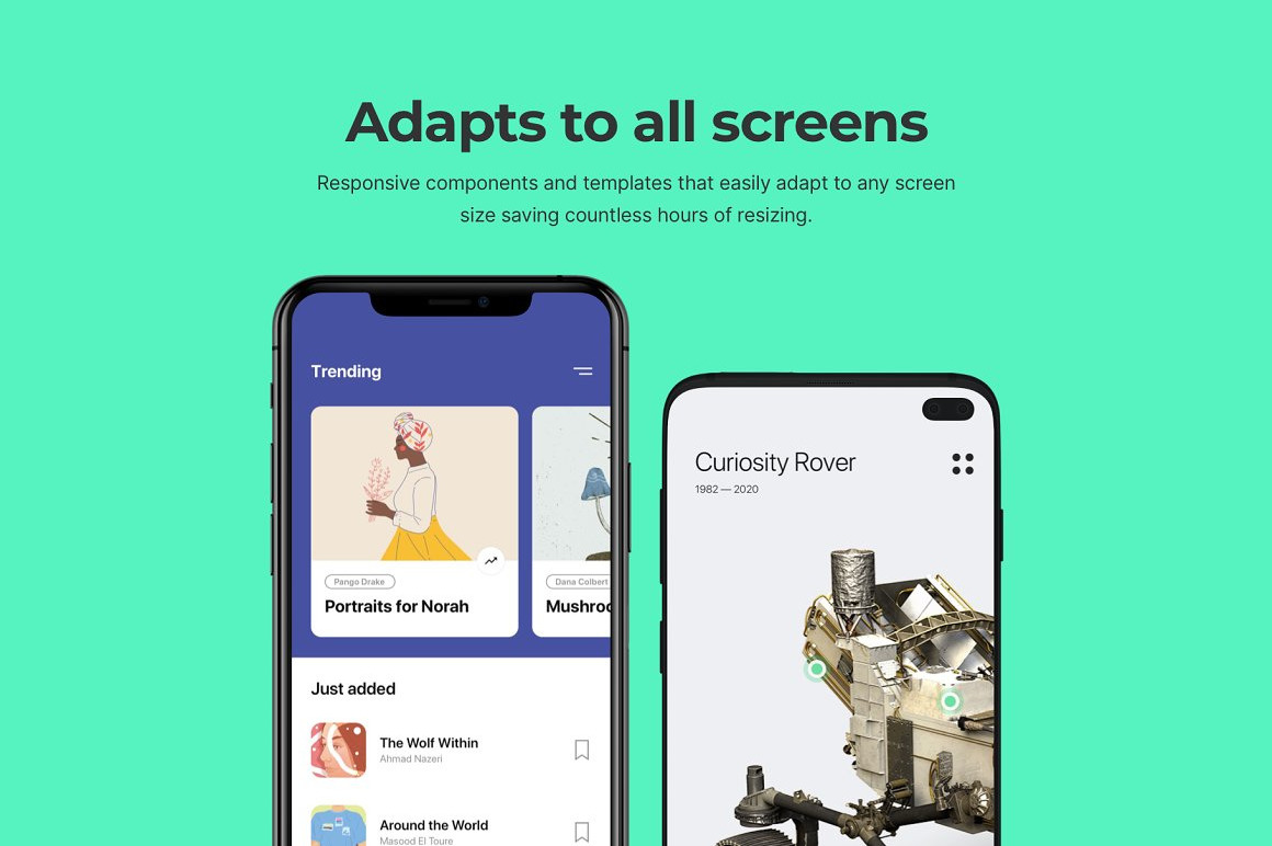 Fabrx Mobile App Design System Template