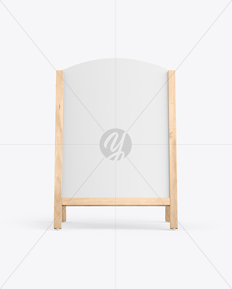 Wooden Stand Mockup