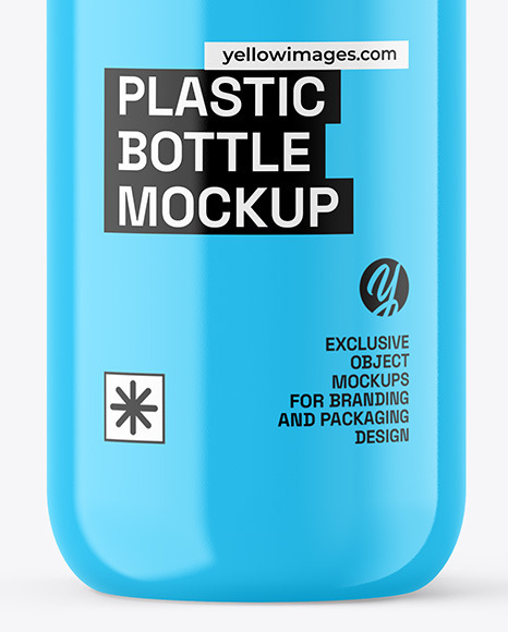 Glossy Cosmetic Bottle with Pump Mockup