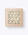 Kraft Box of Chocolate Sweets Mockup