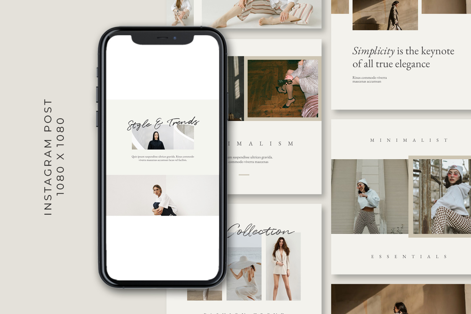 Gisella Minimalist Instagram Template