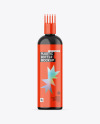 Glossy Comb Hair Oil Bottle Mockup