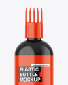 Glossy Comb Hair Oil Bottle Mockup