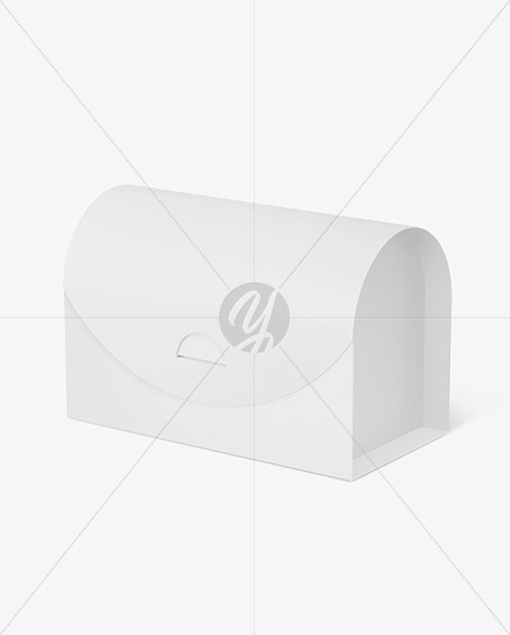 Paper Curved Box Mockup