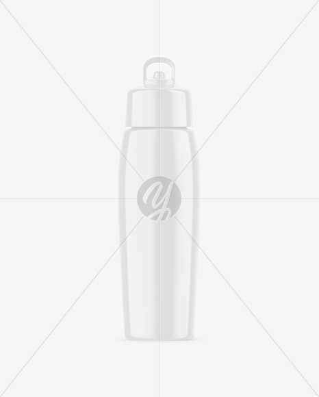 Glossy Sport Bottle Mockup