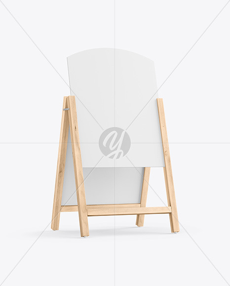 Wooden Stand Mockup