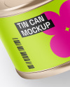 Tin Can Mockup