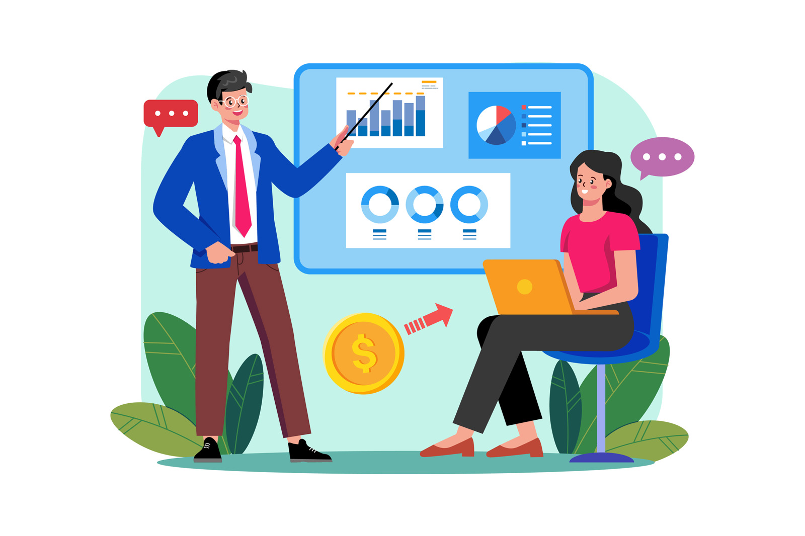 M685_Business Training Illustration Pack_Part 01 M685_Business Training Illustration Pack_Part 01