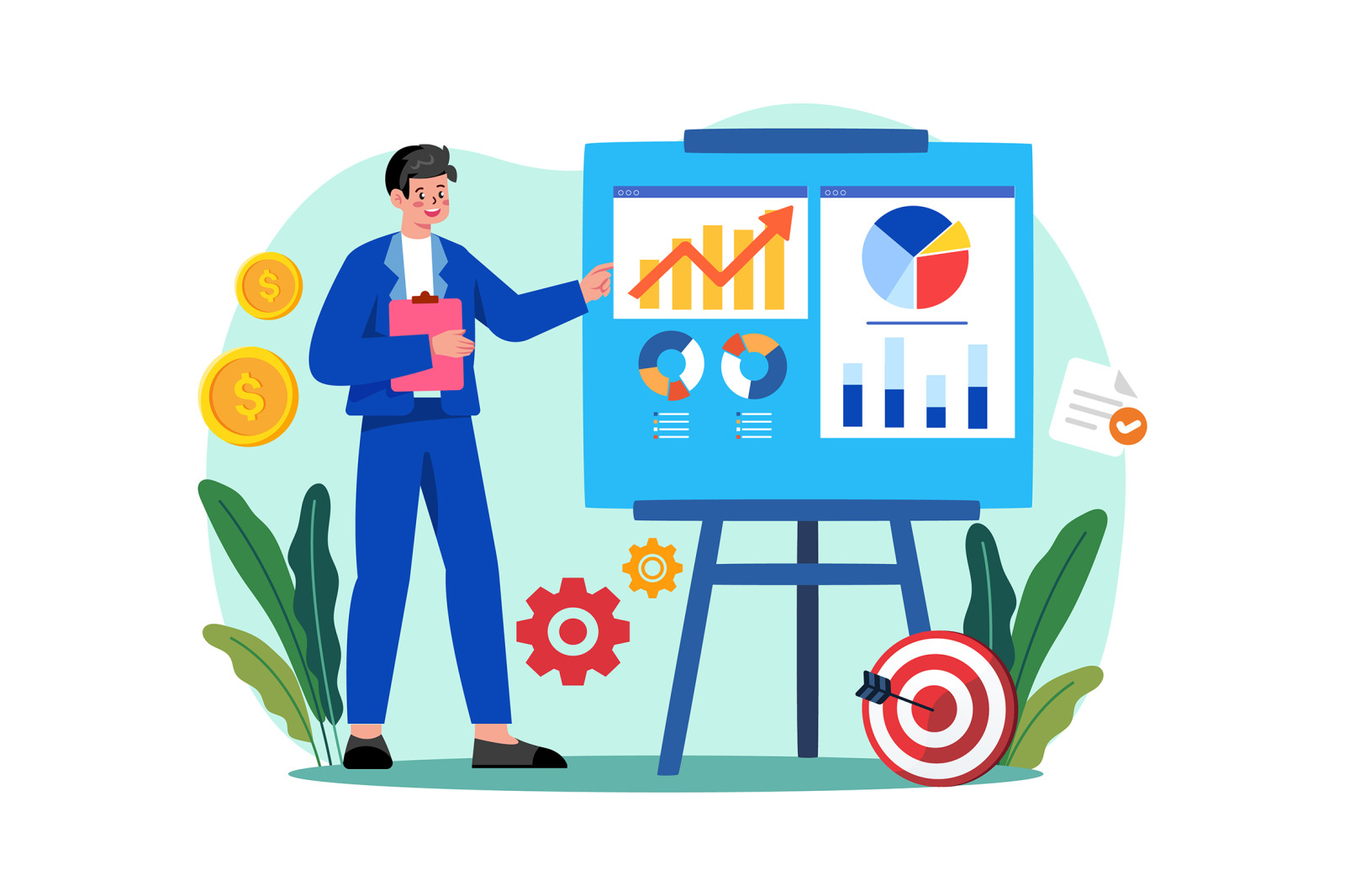 M685_Business Training Illustration Pack_Part 01 M685_Business Training Illustration Pack_Part 01