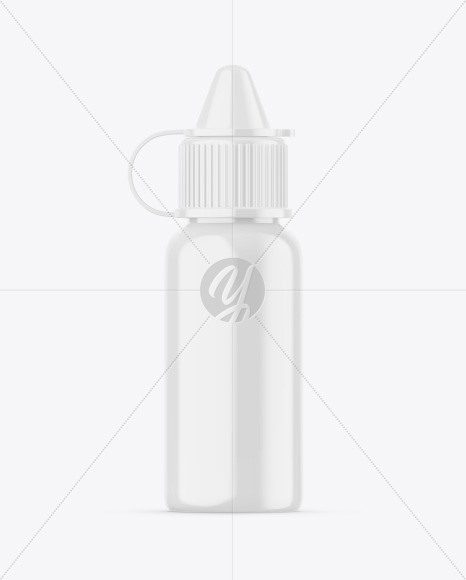 Glossy Nozzle Bottle Mockup