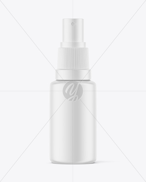 Matte Cosmetic Spray Bottle Mockup