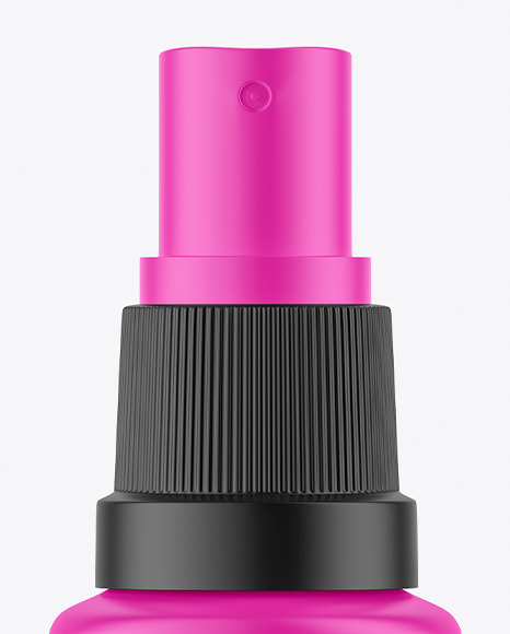 Matte Cosmetic Spray Bottle Mockup