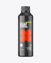 Glossy Plastic Bottle Mockup