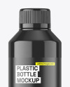 Glossy Plastic Bottle Mockup