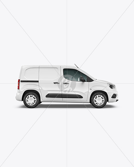 Panel Van Mockup - Side View