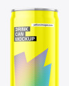 Glossy Can Mockup