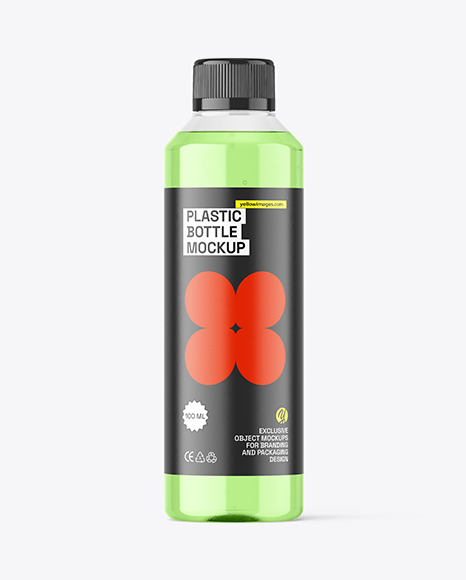 Clear Plastic Bottle Mockup - Clear+Plastic+Bottle+Mockup