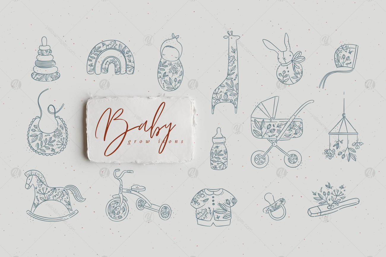 Baby Grow Icons Baby Grow Icons