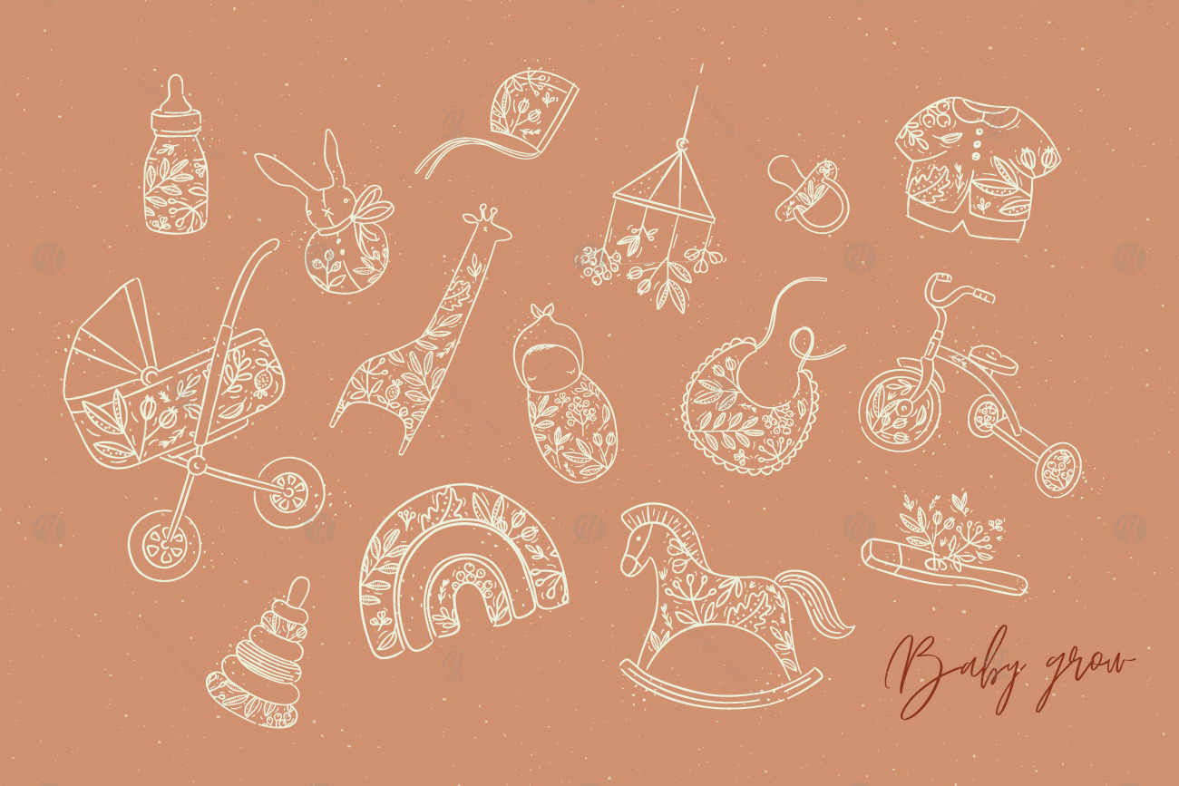 Baby Grow Icons Baby Grow Icons