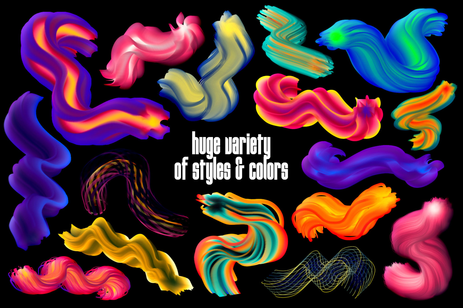 Multicolor Brush Bundle for Photoshop Multicolor Brush Bundle for Photoshop