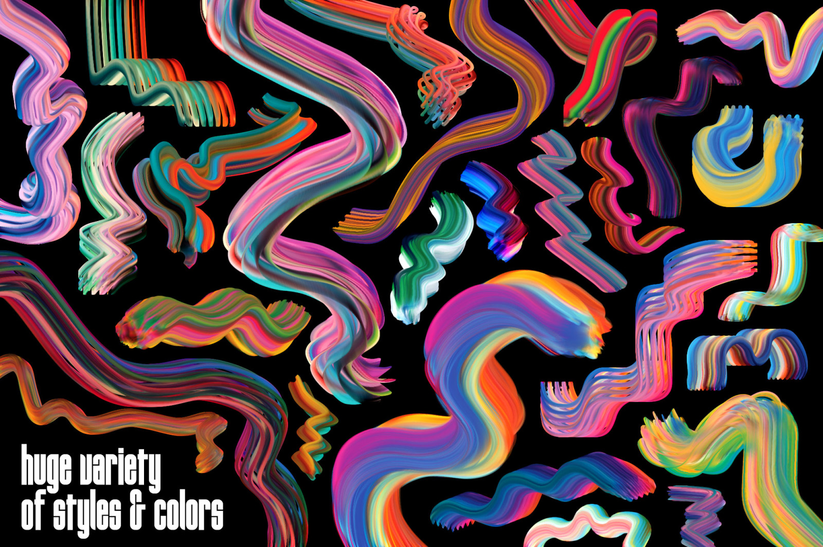 Multicolor Brush Bundle for Photoshop Multicolor Brush Bundle for Photoshop