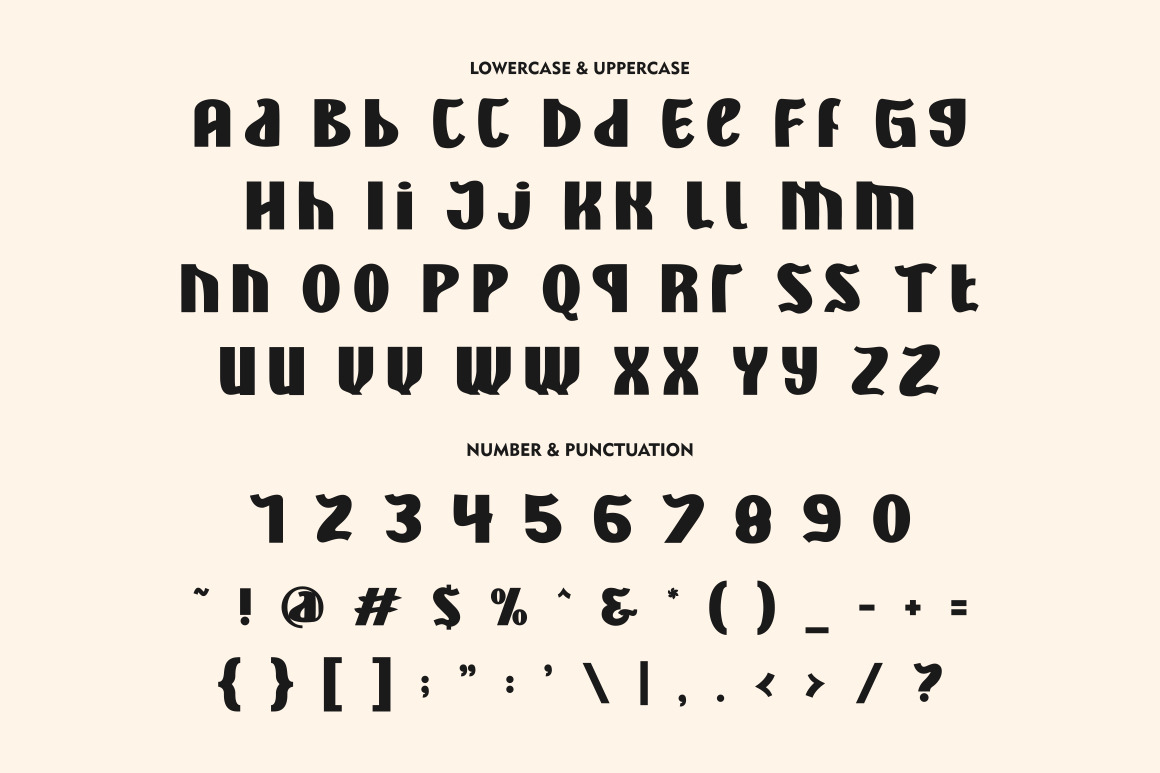 Alternoon - Ligature Display Font