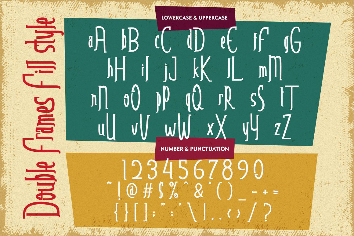 Double Frames - Display Font Double Frames - Display Font
