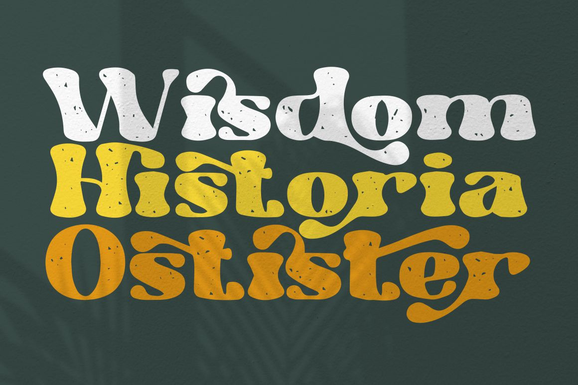 Hippie Vintage - Vintage Sans Font Hippie Vintage - Vintage Sans Font