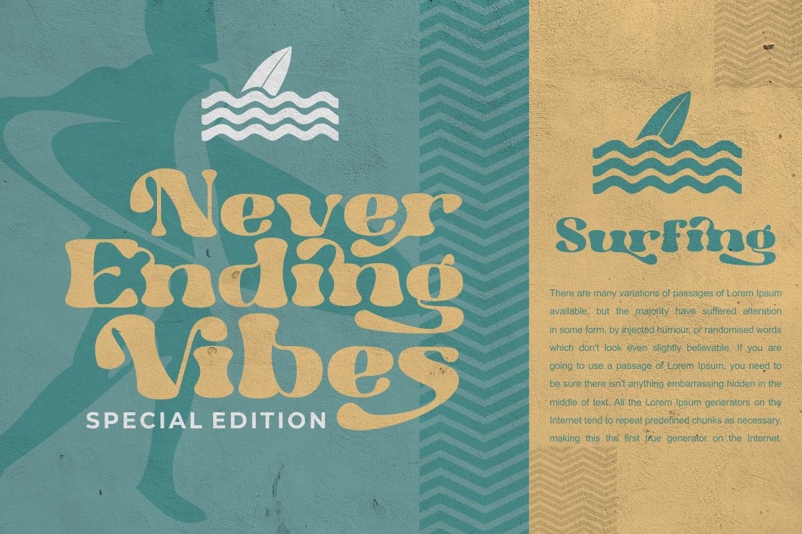 Hippie Vintage - Vintage Sans Font Hippie Vintage - Vintage Sans Font