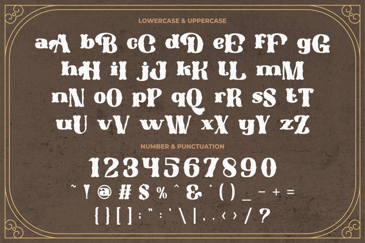 Western Cowboy - Bold Vintage Font