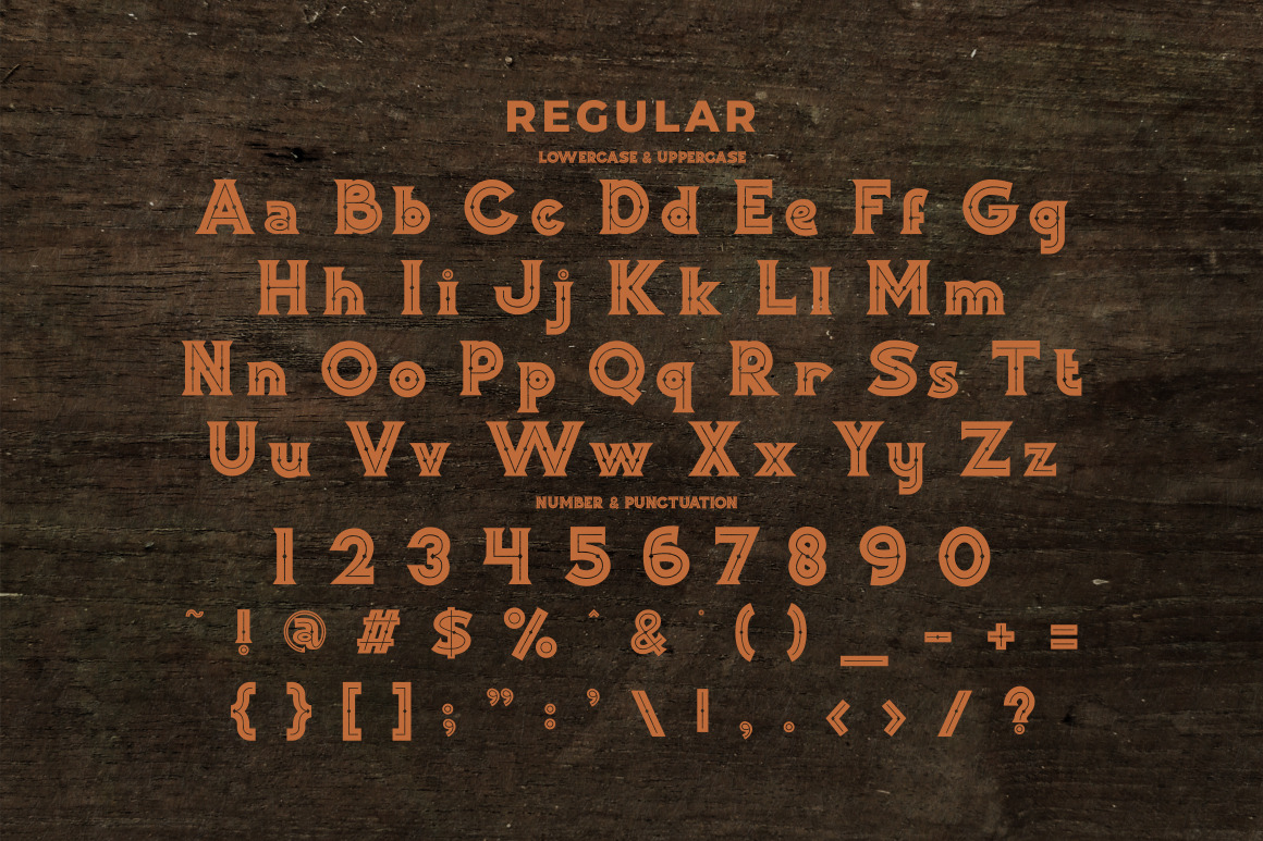 Woodshed - Decorative Serif Font Woodshed - Decorative Serif Font