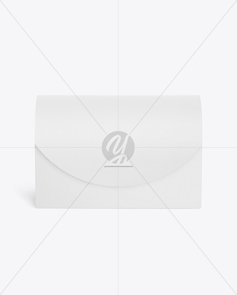 Textured Curved Paper Box Mockup