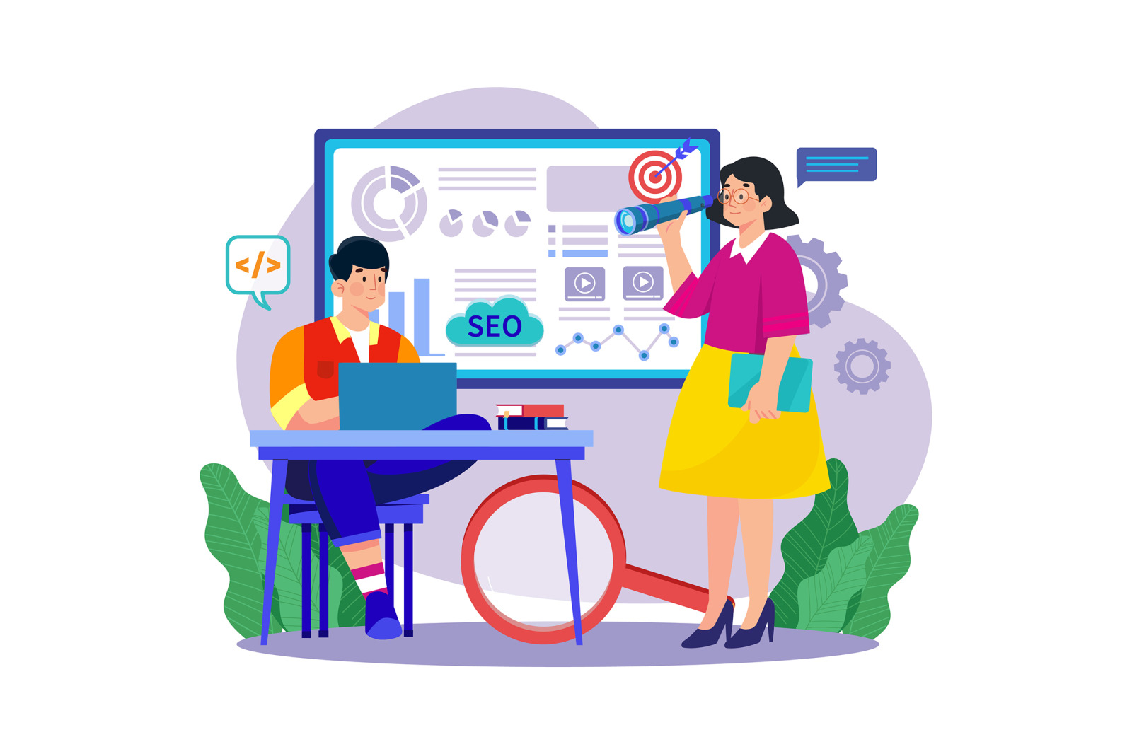 M688_SEO & Marketing Illustration Pack M688_SEO & Marketing Illustration Pack