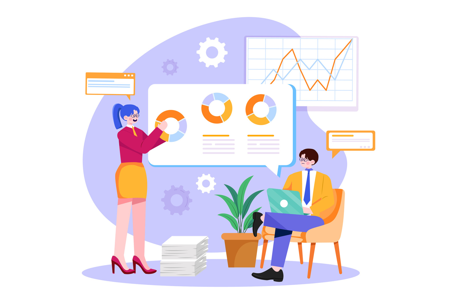 M680_Business Activities Illustration Pack M680_Business Activities Illustration Pack