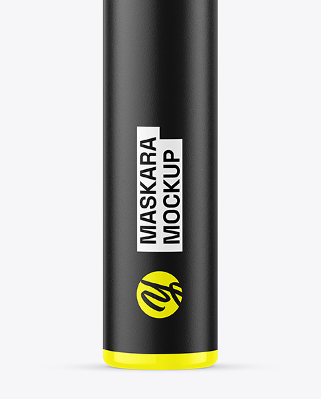 Glossy Mascara Tube Mockup