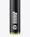 Glossy Metallic Mascara Tube Mockup