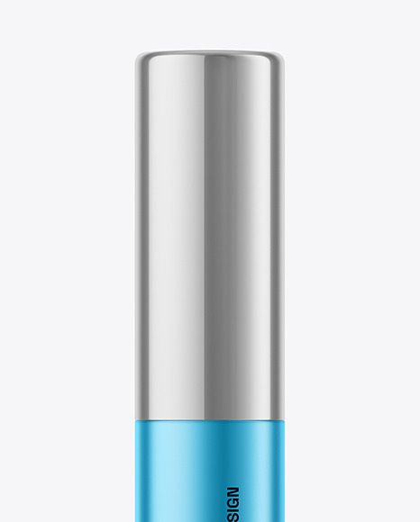 Matte Metallic Mascara Tube Mockup