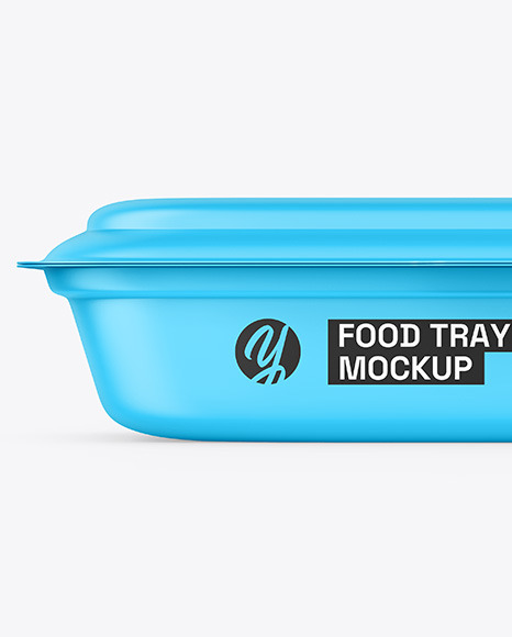 Matte Food Container Mockup