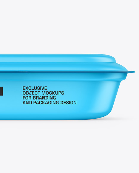 Matte Food Container Mockup