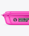 Glossy Food Container Mockup