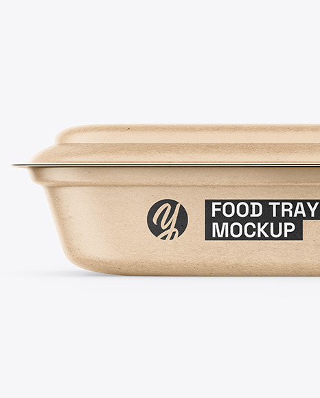 Kraft Food Container Mockup