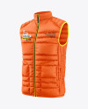 Men's Down Vest Mockup - Half Side View