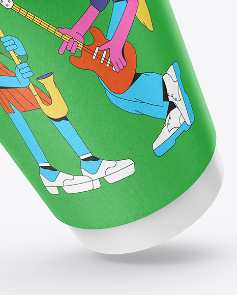 Kraft Paper Coffee Cup Mockup