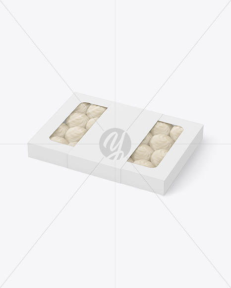 Box of Chocolate Sweets Mockup